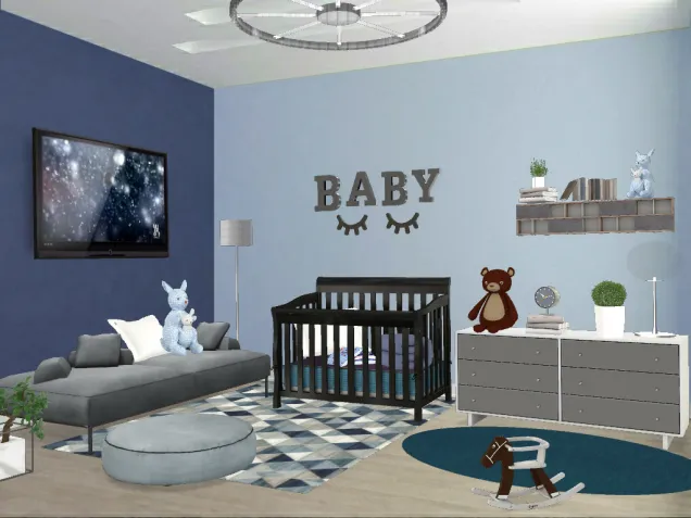 Baby boy nursery
