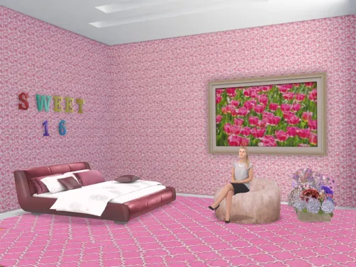 sweet 16 teen room