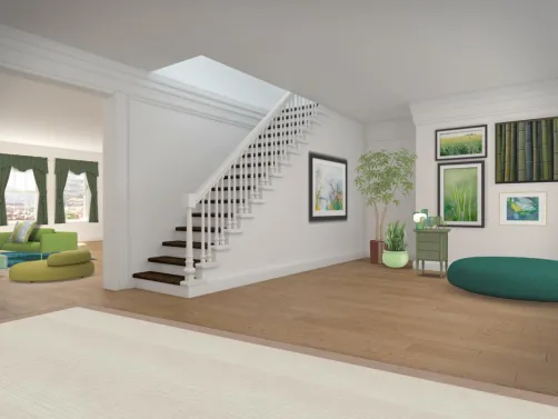 green stuff in house?