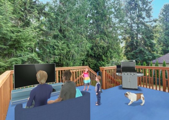 the outdoor family  Design Rendering