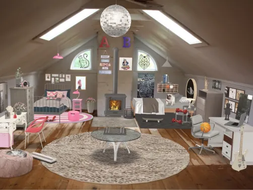 Twins share an Attic