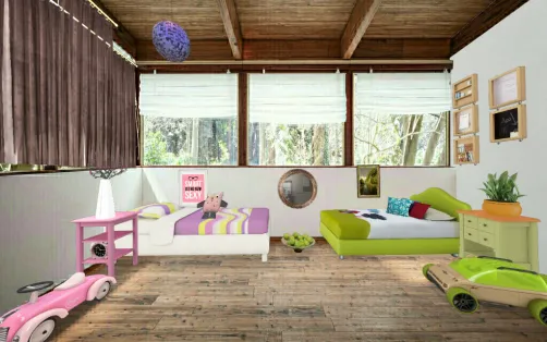 Ji Ji room for 2 kids