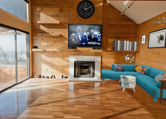 04 living room  Design Rendering
