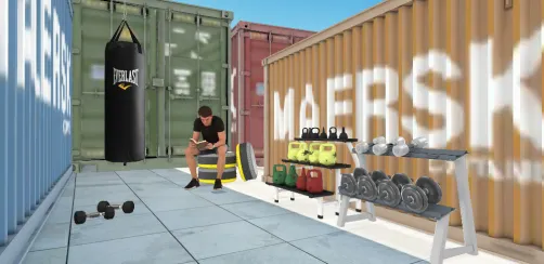 Gym on the pier
