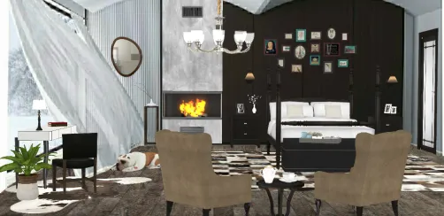 Traditional bedroom