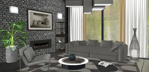Grey living room