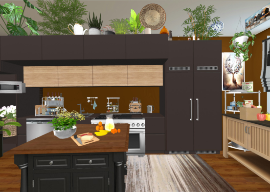 Nice kitchen Design Rendering