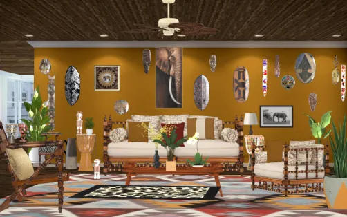 African living room