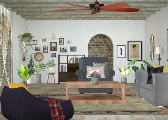 Livingroom 01 Design Rendering