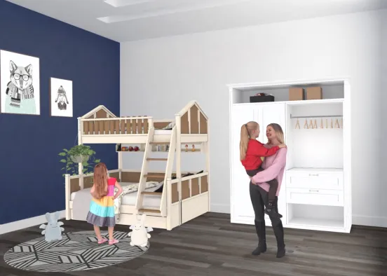 ✨ modern children’s bedroom ✨ Design Rendering
