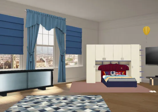 boys-kids-bedroom Design Rendering
