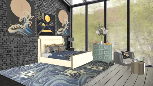 starry night bedroom 