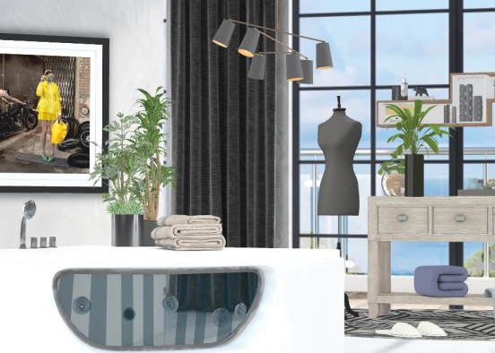 salle de bains 🧼💦 Design Rendering
