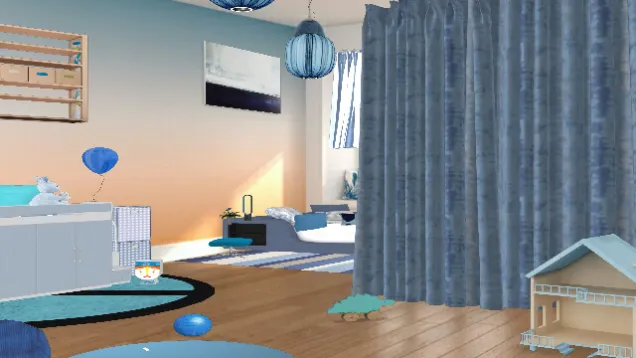Blue family bedroom (Please Like!) 