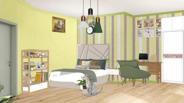 Bedroom and office! Eco kind! 