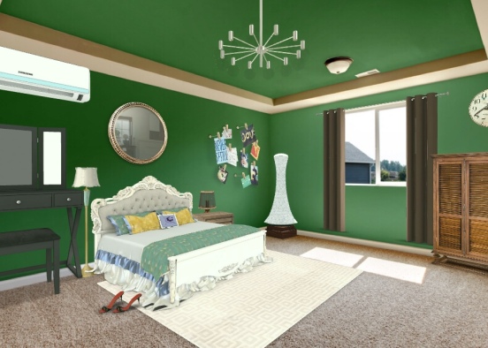 my first bedroom style...😘😘😘 Design Rendering