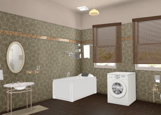 A new bathroom design... Design Rendering