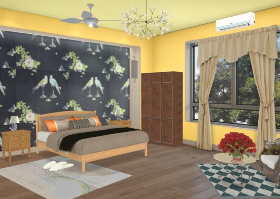 a second bedroom design  Design Rendering