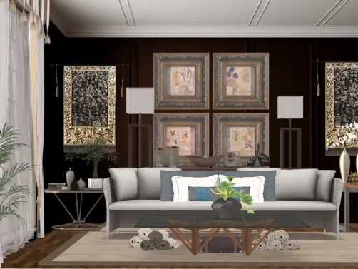 Asian living room