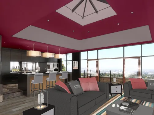 kitchen living room