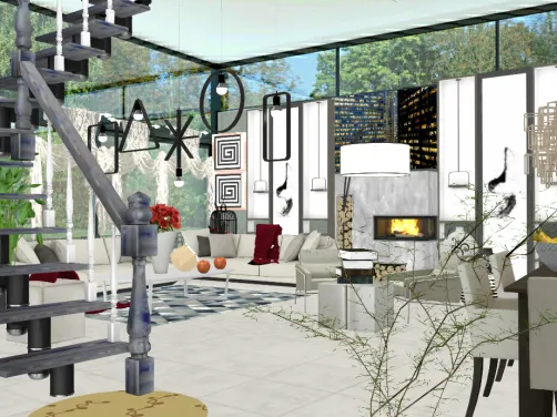 Modern open area