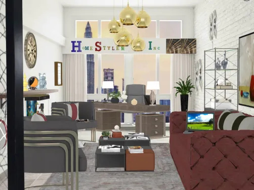 A corporate office at HomeStyler 