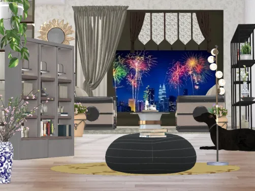 Relax and enjoy the New year's Eve fireworks