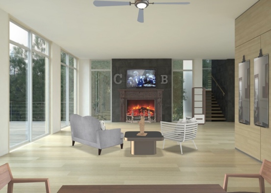 Christian and Bailey’s dream living room Design Rendering