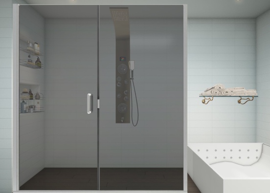 shower part Design Rendering