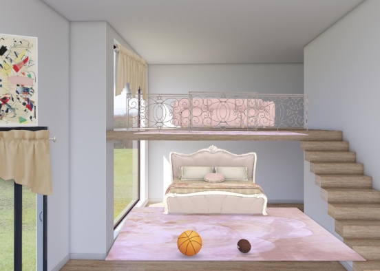 dream bedroom Design Rendering