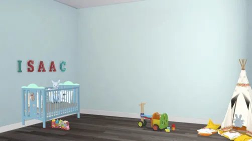 Baby boy Nursery with the name Isaac. will be doing baby girl tomorrow!!