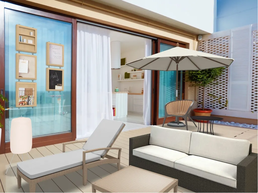 My outdoor land created by Sharon Azeez on Homestyler