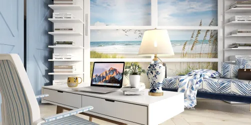 A writer’s dream office