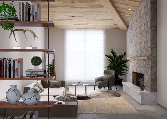 A fireplace for your pet Design Rendering
