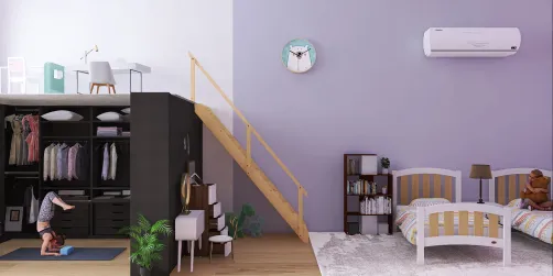 bed room for two kids