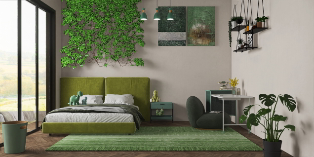 Green Bedroom 💚