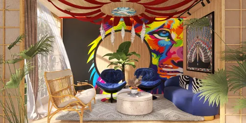 LivingRoom graffiti art 