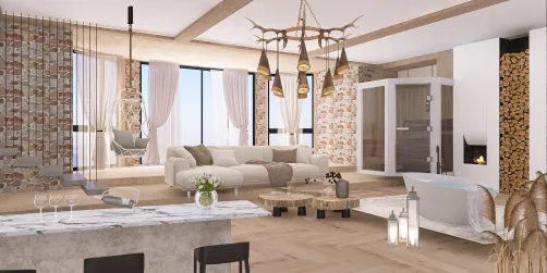 Cozy winter chalet
