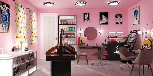 beauty salon and shop