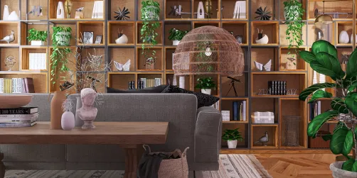 Rustic living room