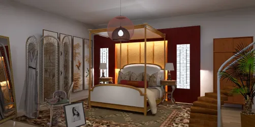 Oriental bedroom 