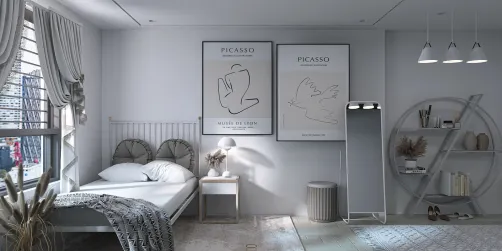 Sweet rustic bedroom 