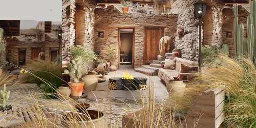 "Cactus Courtyard Retreat"