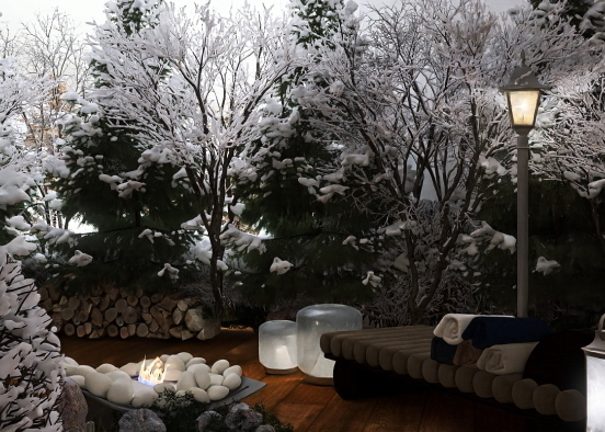 resting in the snow Design Rendering