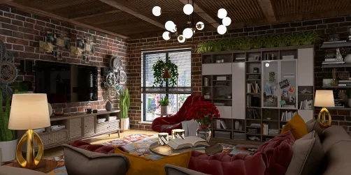 Industrial Living room 😁