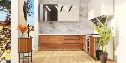 Simple kitchen modern style 