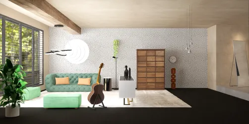 Um projeto de uma Sala principal.