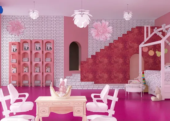 Pinkalicious Room Design Rendering