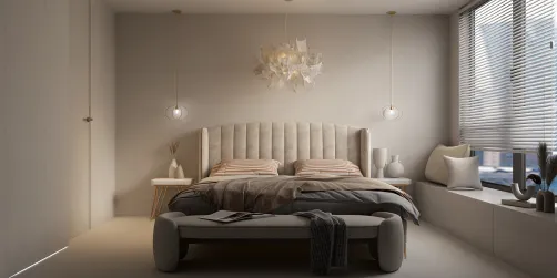 Cozy warm bedroom