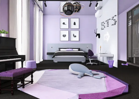 ARMY room💜💜💜 Design Rendering